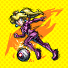 Peach card from a Mario Strikers: Battle League-themed Memory Match-up activity