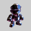 Card of Metal Mario, as he appears in Super Mario 64, from Super Mario 3D All-Stars Online Memory Match-Up
