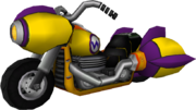 The model for Wario's Phantom from Mario Kart Wii