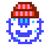 Sprite of the icon for a Snow Pokey in the Super Mario Bros. 3 style of Super Mario Maker 2. It appears in the user-interface for editing mode.