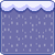 Sprite of a Semisolid Platform in the Super Mario World Snow theme from Super Mario Maker 2.