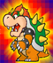 The Catch Card of Bowser from Super Paper Mario