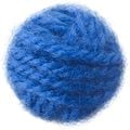 Blue yarn ball