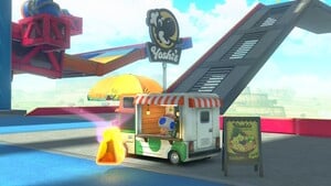 A Yoshi's location in Mario Kart World