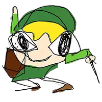 An amiibo drawing in WarioWare Gold