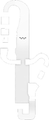 The minimap of the first (Mushroom Cup) variant of Crown City