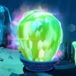 A Shokudai containing Glow Stone in Donkey Kong Bananza