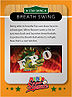 Level 2 Breath Swing card from the Mario Super Sluggers card game