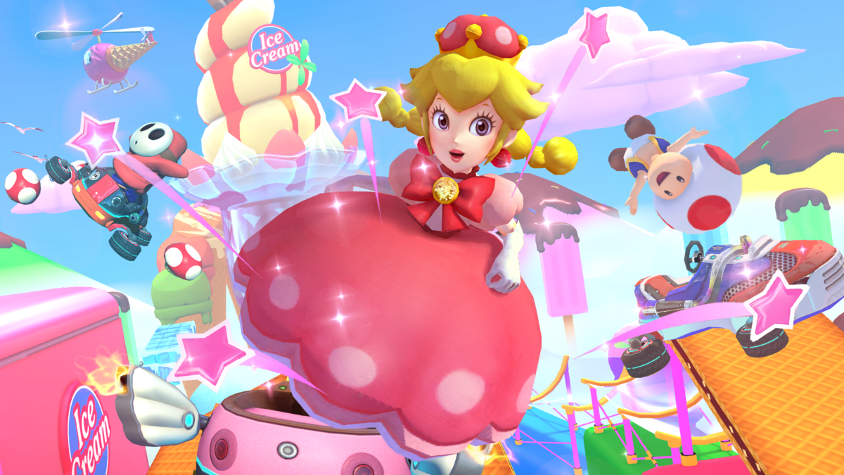 File:MK8D Peachette.png - Super Mario Wiki, the Mario encyclopedia