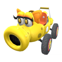 Yellow Turbo Birdo from Mario Kart Tour