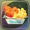 Second tier of the fish and chips Dash Food