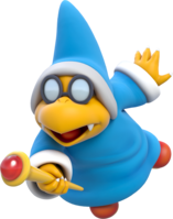 Artwork of Kamek in Mario Party: Star Rush and later Mario Kart Tour