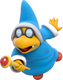 Artwork of Kamek in Mario Party: Star Rush and later Mario Kart Tour
