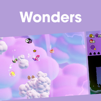 Cover image for the Wonders playlist for Super Mario Bros. Wonder on Nintendo Music.