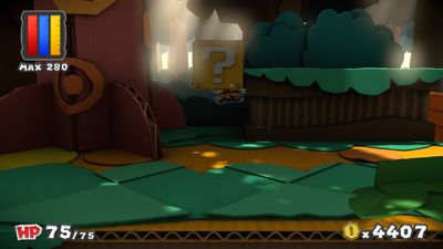 Location of the 13th hidden block in Paper Mario: Color Splash, revealed.