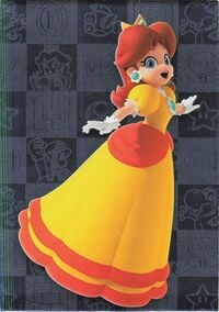 Daisy silver card from the Super Mario Trading Card Collection
