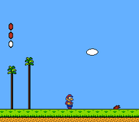 Mario doing a Power Squat Jump
