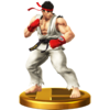 Ryu trophy from Super Smash Bros. for Wii U