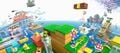 Super Mario 3D World key artwork without Mario