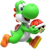 Artwork of Yoshi from Super Mario Bros. Wonder.