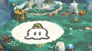 The Bellabel Flower decorations for Camp Central after using an unsupported amiibo in Super Mario Bros. Wonder – Nintendo Switch 2 Edition + Meetup in Bellabel Park