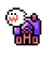 Icon of a Ghost House course icon from World Maker in Super Mario Maker 2
