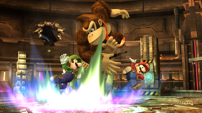 File:SSB4 Wii U - DK Mario Luigi Quake Screenshot.png