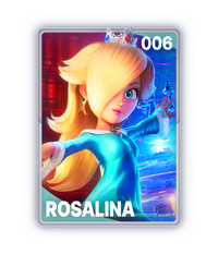 The Rosalina card from The Super Mario Galaxy Movie Collectible Cards
