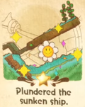 "Plundered the sunken ship." discovery from Bafloonder Habitat in Yoshi and the Mysterious Book