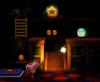 The illustration of Spinwheel Library in Captain Toad: Treasure Tracker.