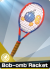 A Pro Tennis Gear Bob-omb Racket card from Mario Sports Superstars