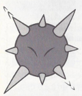 Artwork of a Sparky from Wario Land: Super Mario Land 3.