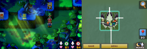 Block 21 in Chucklehuck Woods of Mario & Luigi: Superstar Saga + Bowser's Minions.
