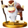 Cranky Kong trophy from Super Smash Bros. for Wii U