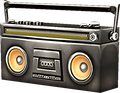 A boombox