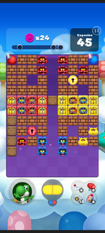 Stage 195 from Dr. Mario World