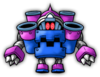 An artwork of the giant boss in the gauntlet before fighting it. In this case, it's Super Peach's Castle of Fury.