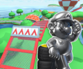 The course icon of the T variant with Metal Mario