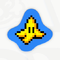A sticker in Mario Kart World