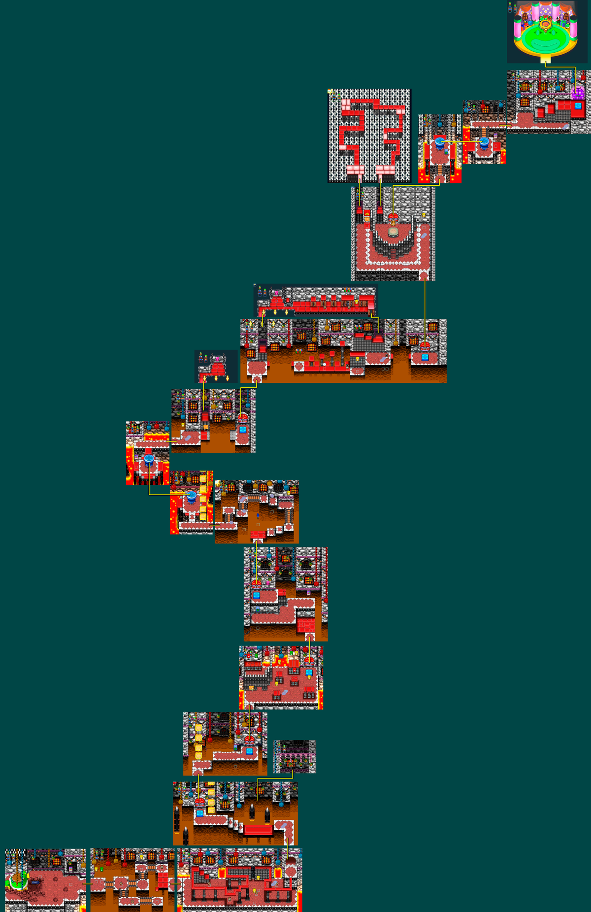 File:ML-PIT-map-Bowser'sCastle.png - Super Mario Wiki, the Mario ...