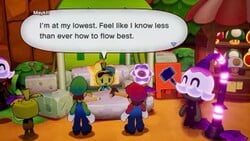 Maykit loses her confidence in the Craft an Escalation Belt side quest in Mario & Luigi: Brothership
