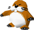 Rendered model of the Monty Mole from New Super Mario Bros.