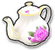 Teapot icon from Paper Mario: Color Splash