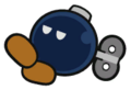Sprite of Bob-omb relaxing
