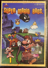 Cover of the Super Mario Bros.: Volume 1 Italian DVD.
