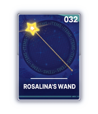 The Rosalina's Wand card from The Super Mario Galaxy Movie Collectible Cards