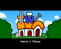 Wario's house as seen in WarioWare Smooth Moves.