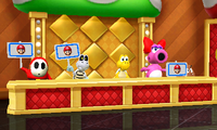 The Choicest Voice minigame, from Mario Party: Island Tour