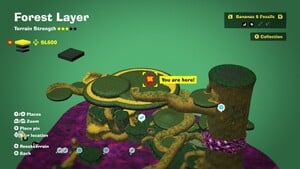 Screenshot of a Glitzoid location from Donkey Kong Bananza