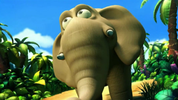 An elephant in the opening cutscene
